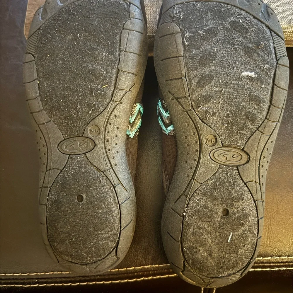 Black and Teal Water‎ Shoes